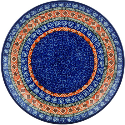 Polish Pottery Dinner Plate 10&frac12;-inch Aztec Night