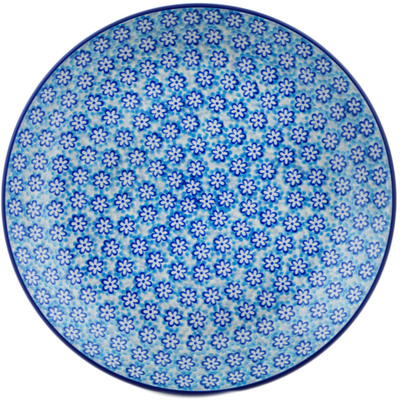 Polish Pottery Dinner Plate 10&frac12;-inch Azul Field