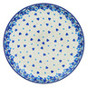 Polish Pottery Dinner Plate 10&frac12;-inch Berry Much Blue
