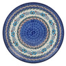 Polish Pottery Dinner Plate 10&frac12;-inch Blooming Blues