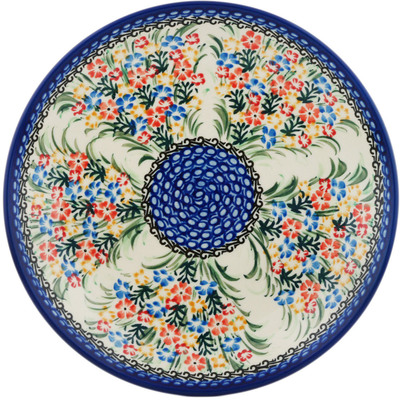 Polish Pottery Dinner Plate 10&frac12;-inch Blooming Bursts UNIKAT
