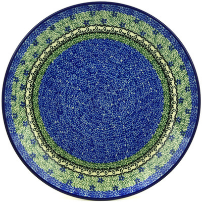 Polish Pottery Dinner Plate 10&frac12;-inch Blue Ambrosia