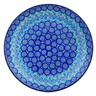 Polish Pottery Dinner Plate 10&frac12;-inch Blue Helms