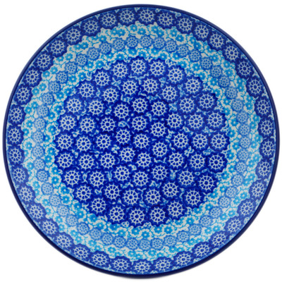 Polish Pottery Dinner Plate 10&frac12;-inch Blue Helms