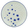 Polish Pottery Dinner Plate 10&frac12;-inch Blue Maple River
