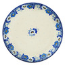 Polish Pottery Dinner Plate 10&frac12;-inch Blue Spring Blue