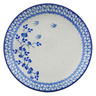 Polish Pottery Dinner Plate 10&frac12;-inch Blue Spring Swallow