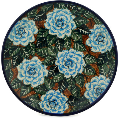 Polish Pottery Dinner Plate 10&frac12;-inch Bluemings UNIKAT