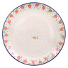 Polish Pottery Dinner Plate 10&frac12;-inch Blushing Blooms