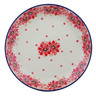 Polish Pottery Dinner Plate 10&frac12;-inch Blushing Florals