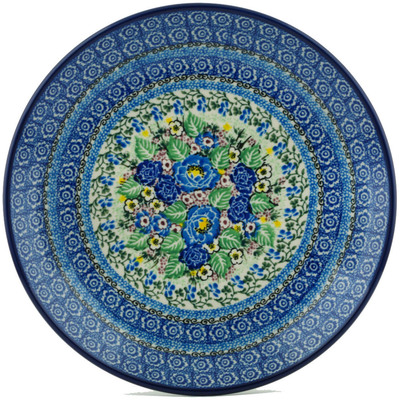 Polish Pottery Dinner Plate 10&frac12;-inch Bright Petals UNIKAT
