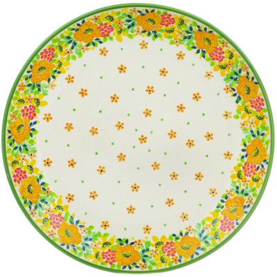 Polish Pottery Dinner Plate 10&frac12;-inch Bright Spring UNIKAT