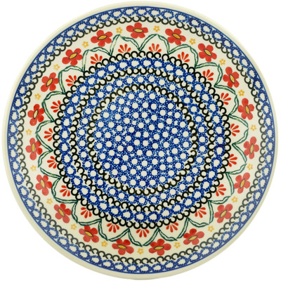 Polish Pottery Dinner Plate 10&frac12;-inch Buenos Dias