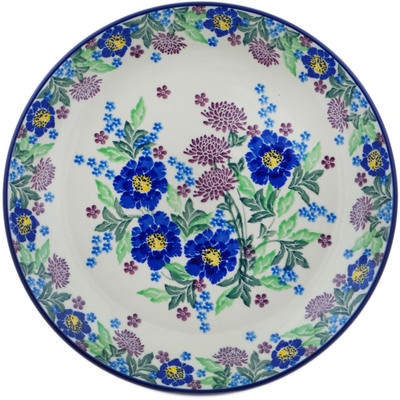Polish Pottery Dinner Plate 10&frac12;-inch Byzantium Bliss UNIKAT