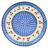 Polish Pottery Dinner Plate 10&frac12;-inch Cherry Pickin&#039;