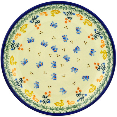 Polish Pottery Dinner Plate 10&frac12;-inch Children&#039;s Spring