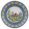 Polish Pottery Dinner Plate 10&frac12;-inch Chocolate Bunny UNIKAT