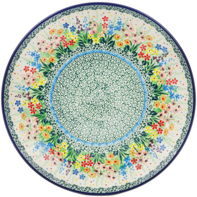 Polish Pottery Dinner Plate 10&frac12;-inch Colors Of The Wind UNIKAT