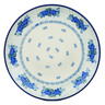 Polish Pottery Dinner Plate 10&frac12;-inch Cornflower Wind UNIKAT