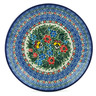 Polish Pottery Dinner Plate 10&frac12;-inch Country Bouquet UNIKAT