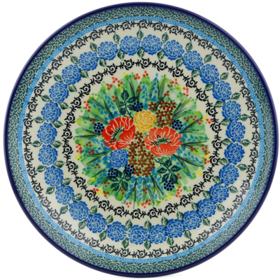 Polish Pottery Dinner Plate 10&frac12;-inch Country Garden UNIKAT