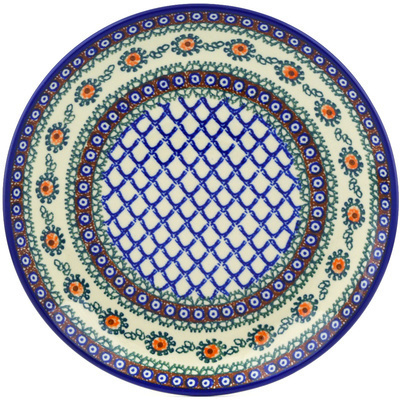 Polish Pottery Dinner Plate 10&frac12;-inch Country Kitchen UNIKAT