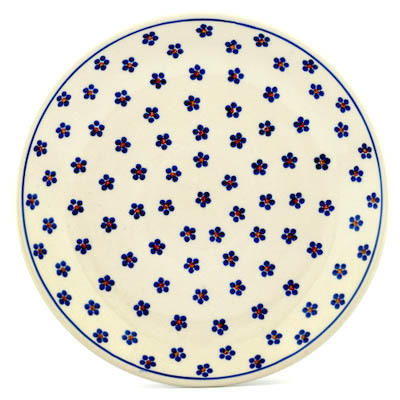 Polish Pottery Dinner Plate 10&frac12;-inch Daisy Dots