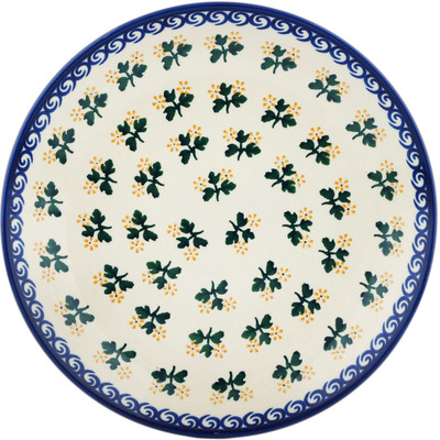 Polish Pottery Dinner Plate 10&frac12;-inch Daisy Pair