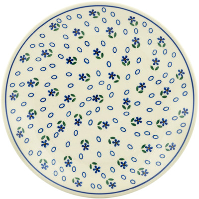 Polish Pottery Dinner Plate 10&frac12;-inch Daisy Sprinkles