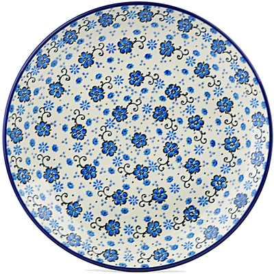 Polish Pottery Dinner Plate 10&frac12;-inch Dance With Joy