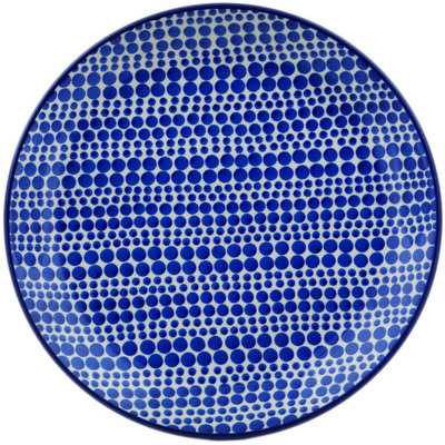 Polish Pottery Dinner Plate 10&frac12;-inch Dandy Dots UNIKAT