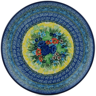 Polish Pottery Dinner Plate 10&frac12;-inch Delightful Ideal UNIKAT
