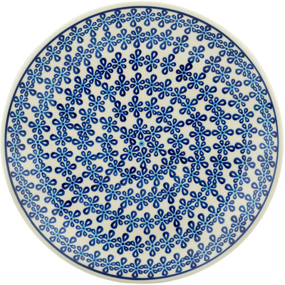 Polish Pottery Dinner Plate 10&frac12;-inch Double Bows