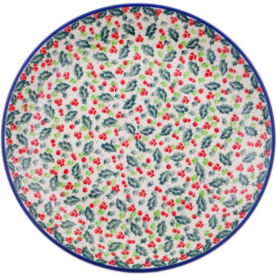 Polish Pottery Dinner Plate 10&frac12;-inch Festive Berries UNIKAT