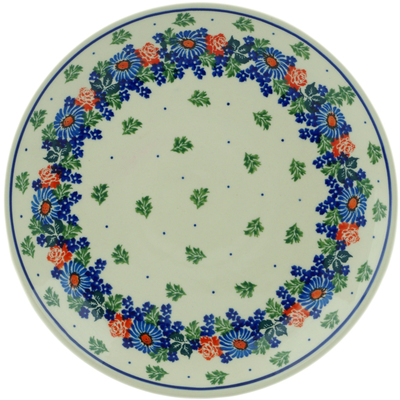 Polish Pottery Dinner Plate 10&frac12;-inch Field Of Dreams