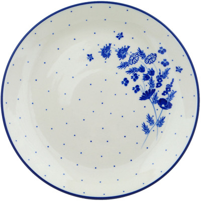 Polish Pottery Dinner Plate 10&frac12;-inch Floral Wind