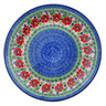 Polish Pottery Dinner Plate 10&frac12;-inch Flourishing Flowers