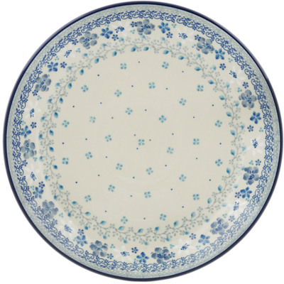 Polish Pottery Dinner Plate 10&frac12;-inch Flower Elegant