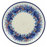 Polish Pottery Dinner Plate 10&frac12;-inch Flower Wreath UNIKAT