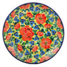 Polish Pottery Dinner Plate 10&frac12;-inch Flowers Collected On A Sunny Day UNIKAT