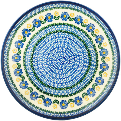 Polish Pottery Dinner Plate 10&frac12;-inch Garden Seeds