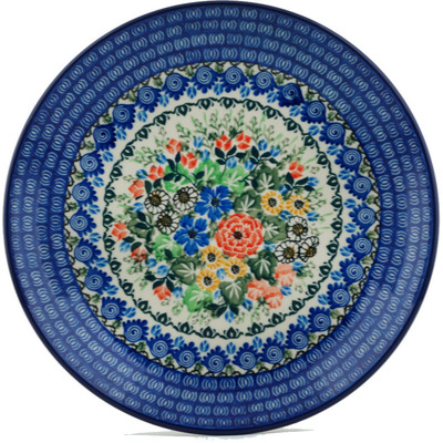 Polish Pottery Dinner Plate 10&frac12;-inch Glorious Ideal UNIKAT