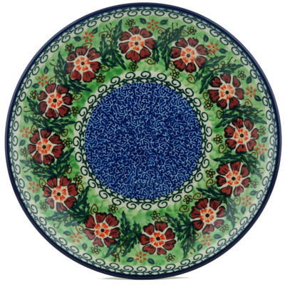Polish Pottery Dinner Plate 10&frac12;-inch Glorious Logo UNIKAT