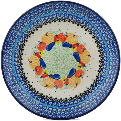 Polish Pottery Dinner Plate 10&frac12;-inch Glorious Sequence UNIKAT