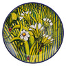 Polish Pottery Dinner Plate 10&frac12;-inch Grass Tales UNIKAT