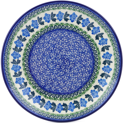 Polish Pottery Dinner Plate 10&frac12;-inch Herb Garden