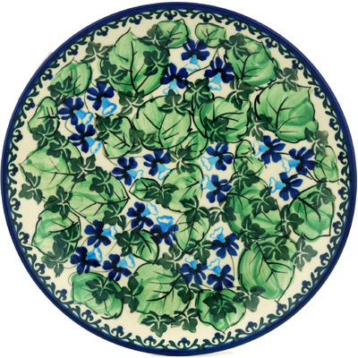Polish Pottery Dinner Plate 10&frac12;-inch Indigo Violet UNIKAT