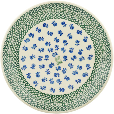 Polish Pottery Dinner Plate 10&frac12;-inch Irish Butterfly