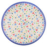 Polish Pottery Dinner Plate 10&frac12;-inch Joyful Cheer UNIKAT