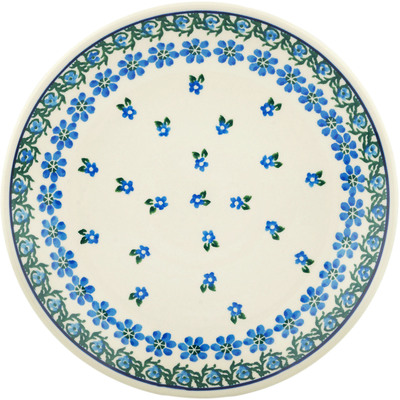 Polish Pottery Dinner Plate 10&frac12;-inch Jumping Daisies